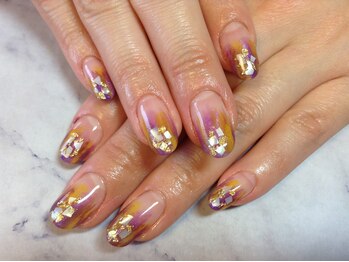 ラウト デコレーションアンドネイルサロン(Lauto Decoration&Nail Salon)/塗りかけネイル