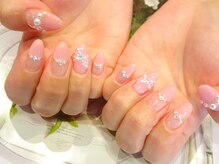 キャミ ネイル(CAMMY NAIL)/ガーリーなピンクネイル