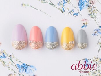 ネイルサロンアビー 北千住店(abbie)/カラフル根本ラメ◇￥12485