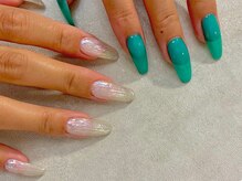 デリカ 溝の口店(DELICAT)/オーロラプリーツネイル