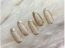 ネイルサロン&スクール ジーナ(GINA)/キラキラミラーネイル