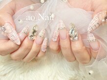 アオネイル(ao Nail)/持ち込みデザイン　長さだし