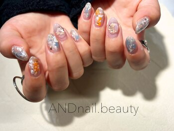 アンドネイル ビューティー(AND nail,beauty)/春ネイル/ニュアンス/藤沢