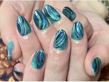 ブランシュ 藤沢(Blanche)/オーダーメイドネイル 海色