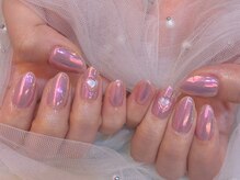 キレイエ ネイルズ(KIREIE NAILS)/うるうる ミラーネイル ちゅるん