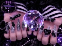 シンデレラネイル(CINDERELLA NAIL)/【スカルプ長さ出しネイル】