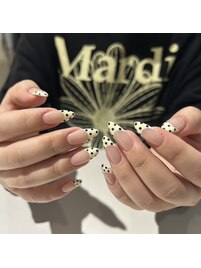 yellow french × dot