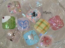 ミニョン(mignon)/foot親指ワンポイントデザイン