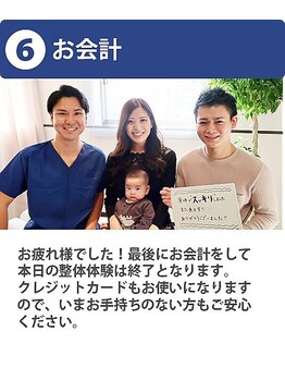 池袋整体院/ご来院の流れ☆池袋整体院