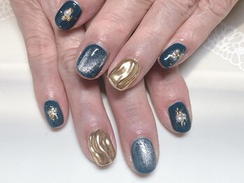 ネイルサロン マハロ 横浜四季の森フォレオ店(Nail Salon Mahalo)/マグネット&ミラー