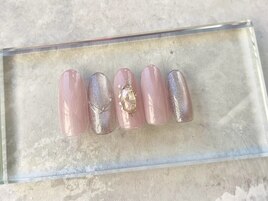 マグネット×ニュアンスネイル