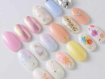 エバー 関内店(EVER)の写真/ネイルハンド2000円～フット2500円～定額ネイル4000円～！プチプラでシンプルながらも印象的な指先に！