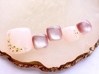 ネイルサロンフォーユー(for u)/押し花ネイル¥6980