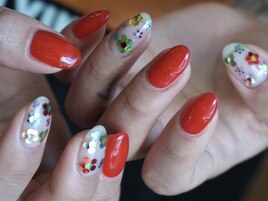 お花ネイル