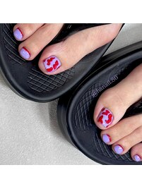 haruka nail × フットネイル