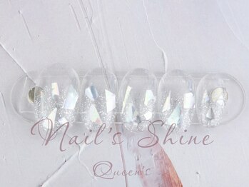 ネイルズシャインクイーンズ(nail's Shine Queen's)/クリアグラデーションアート