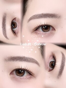 メル(meru)/eyebrow × lash lift