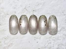 ミラーフレンチネイル