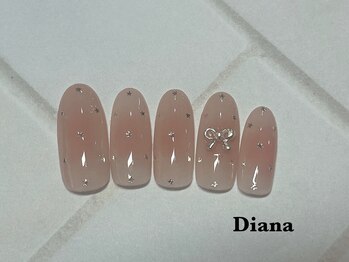 ディアナ ひたちなか高場店(DIANA)/定額ネイル &nbsp;7700円 &nbsp;A-010