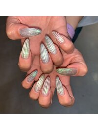 高槻ミラーネイルクリアフレンチ