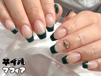ネイルマフィア 池袋店(NAIL MAFIA)の写真/【ラメグラ・ワンカラ-￥5500♪】技術・雰囲気・おもてなし…どこをとっても大満足な、数少ない上質サロン☆