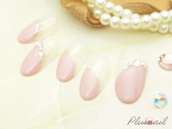 プラスネイル 池袋西口店(PLUS NAIL)/【317】定額6,039円フレンチ
