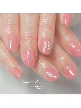 たゆ ネイル(たゆnail)/大人気☆ピンクパールネイル