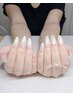 【HAND】チップ長さだしとワンカラー