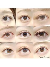 エストブロウ 麻布十番店(est brow)/まつげパーマ パリジェンヌ 眉毛