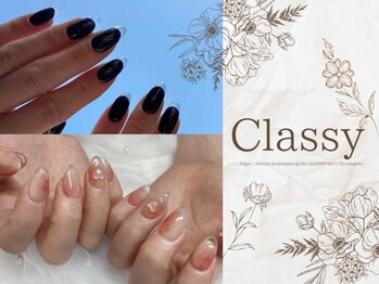 クラッシー(Classy)の写真/次世代ジェルチップ【ジェリップ】で長さ出し◎結婚式を控えているブライダルの方や旅行・イベントにも♪
