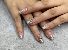 ネイルサロン北野坂/ラメグラデーションネイル