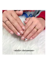 アトリエハルミナ バイ バラ 三島店(atelierharumina by valla)/キャラネイル/ラメグラ