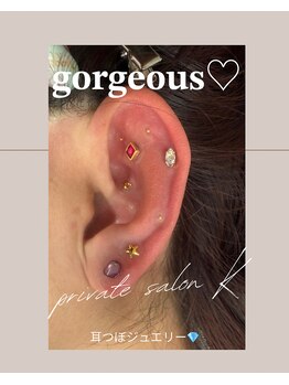 ケー(K)/耳ツボジュエリー