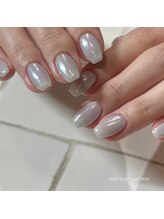 カミナネイル(KAMINA.nail)/ice blue mirror