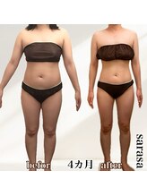 ナチュラル ビューティー スタイル さらさ(Natural Beauty Style)/さらさ痩身プログラム4カ月後