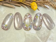ウニネイル(uni nail)/サンプルデザイン　リッチ