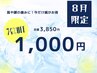 【8月限定】 部分鍼施術 3850円→1000円