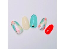 ネイルベース ネイル ケア サロン ミウラ(miura)/ハンド定額★写真はジェルカラー