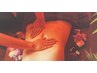 【褒美★女性 staff】全身アロマリンパ+デコルテ+ 腸＋首リンパ+頭90分8500