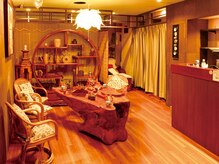 銀座足庵 本店/アジアンな癒しのある店内