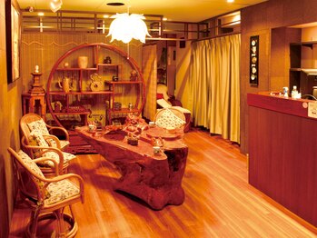 銀座足庵 本店/アジアンな癒しのある店内