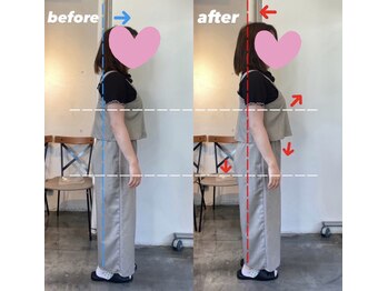 ピエール ナリタイラボ 薬院店(Piel NARITAI LABO)/姿勢美人♪