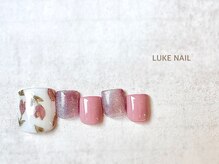ルークネイル 恵比寿店(LUKE NAIL)/チューリップフット　お花　春