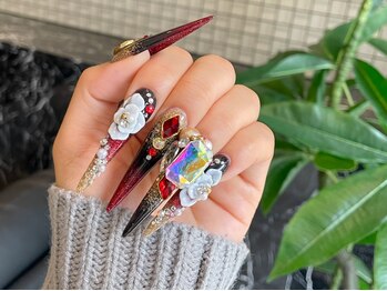 エムネイル(M-Nail)の写真/【スカルプするならM-Nail★】19年間人気店★持ち込みデザインOK★長さだしでロングもショートもOK◎