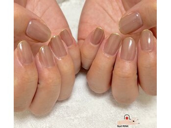 ネイルリンク(Nail RINK)の写真/お爪の形成とドライケア込みでワンカラー3960円！5色までカラー追加OK♪お手頃価格で可愛い指先に☆