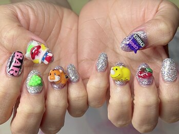 新宿３dネイル ジャグラーネイル