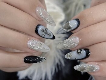 ネイルズバー 新宿店(Nails Bar)/ゴシックブラックネイル