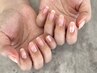 【ネイルケア】ハンドネイルケア甘皮除去しツヤツヤの自爪に