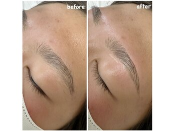 シュ シュ(chou chou)/眉スタイリング before/after
