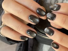 ヌー 一宮(nuu)/ブラックマグネットネイル